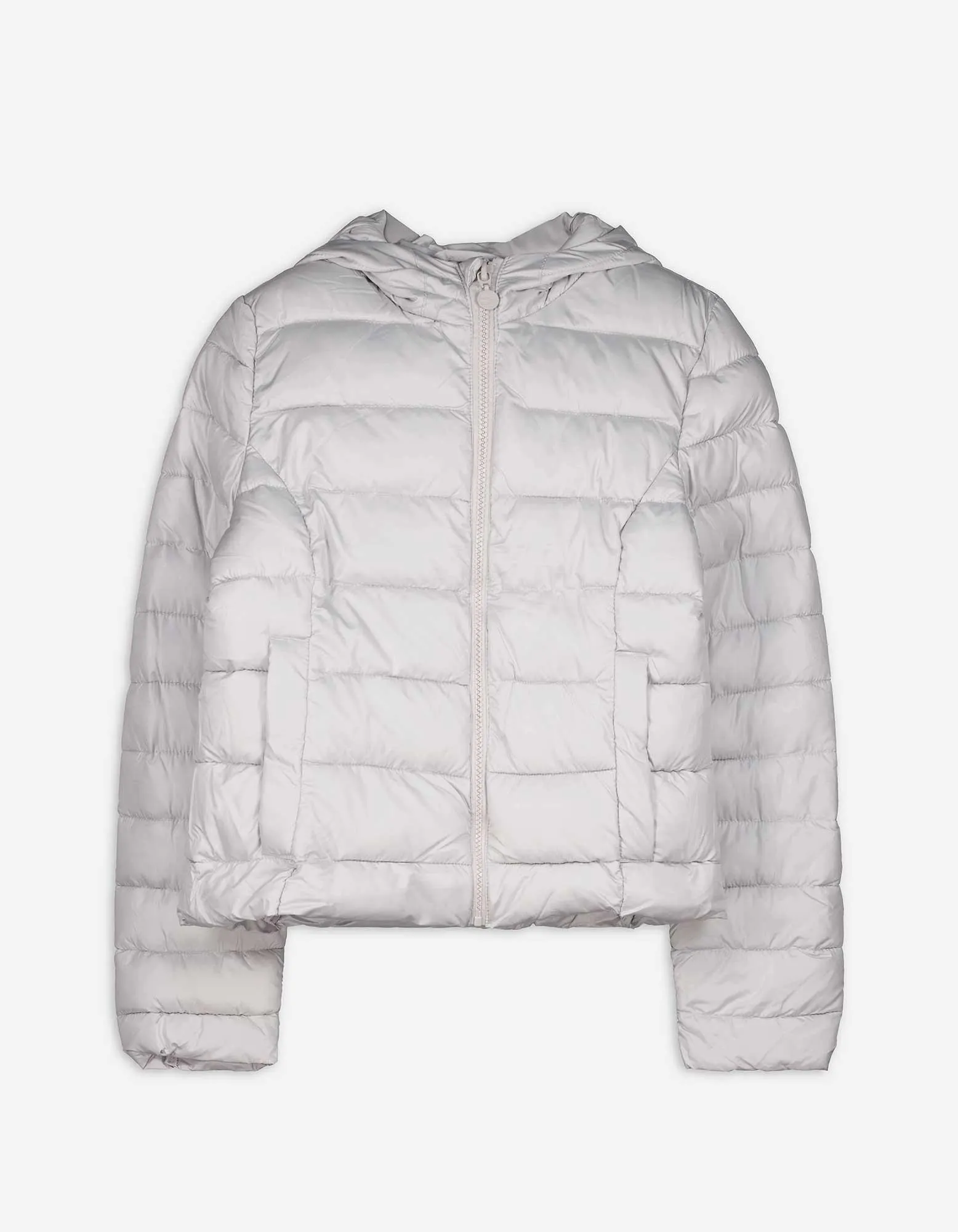 Prošívaná bunda - Vodoodpudivé - svetle šedá