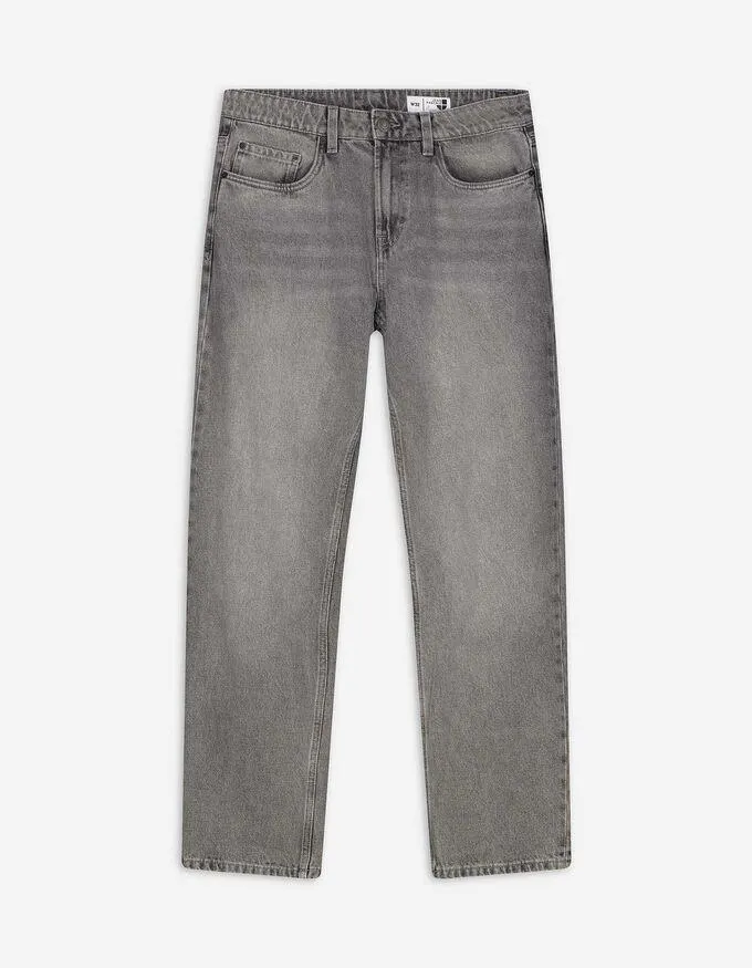 Džíny - Rovný střih Straight Fit - seda