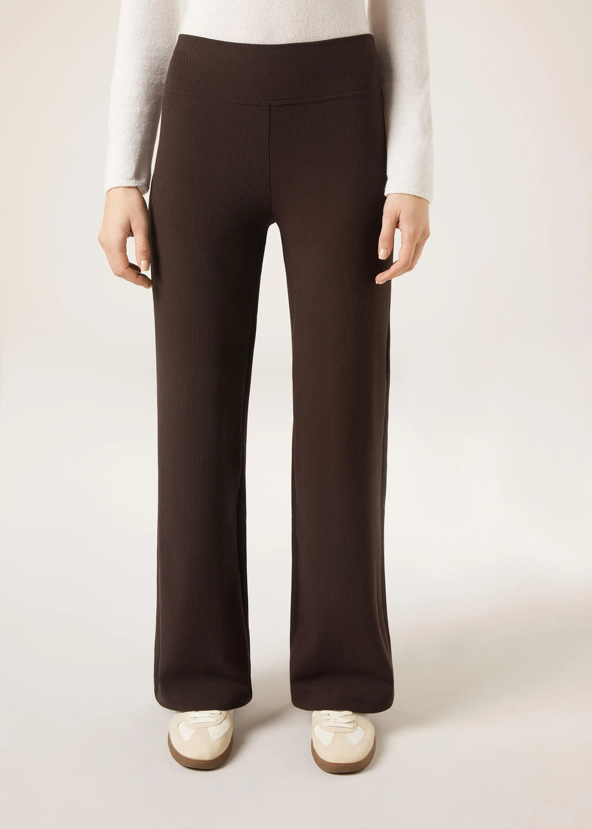 Kalhoty palazzo s kašmírem