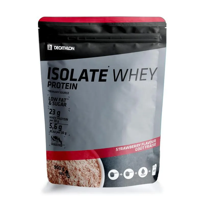 Proteinový nápoj Whey Isolate 900 g jahodový
