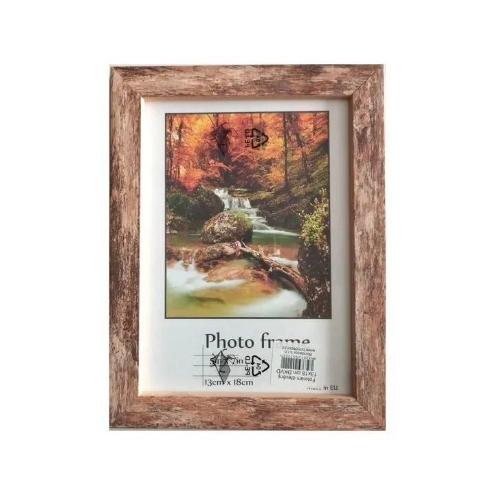 Fotorám DUB hnědá, 13x18 cm