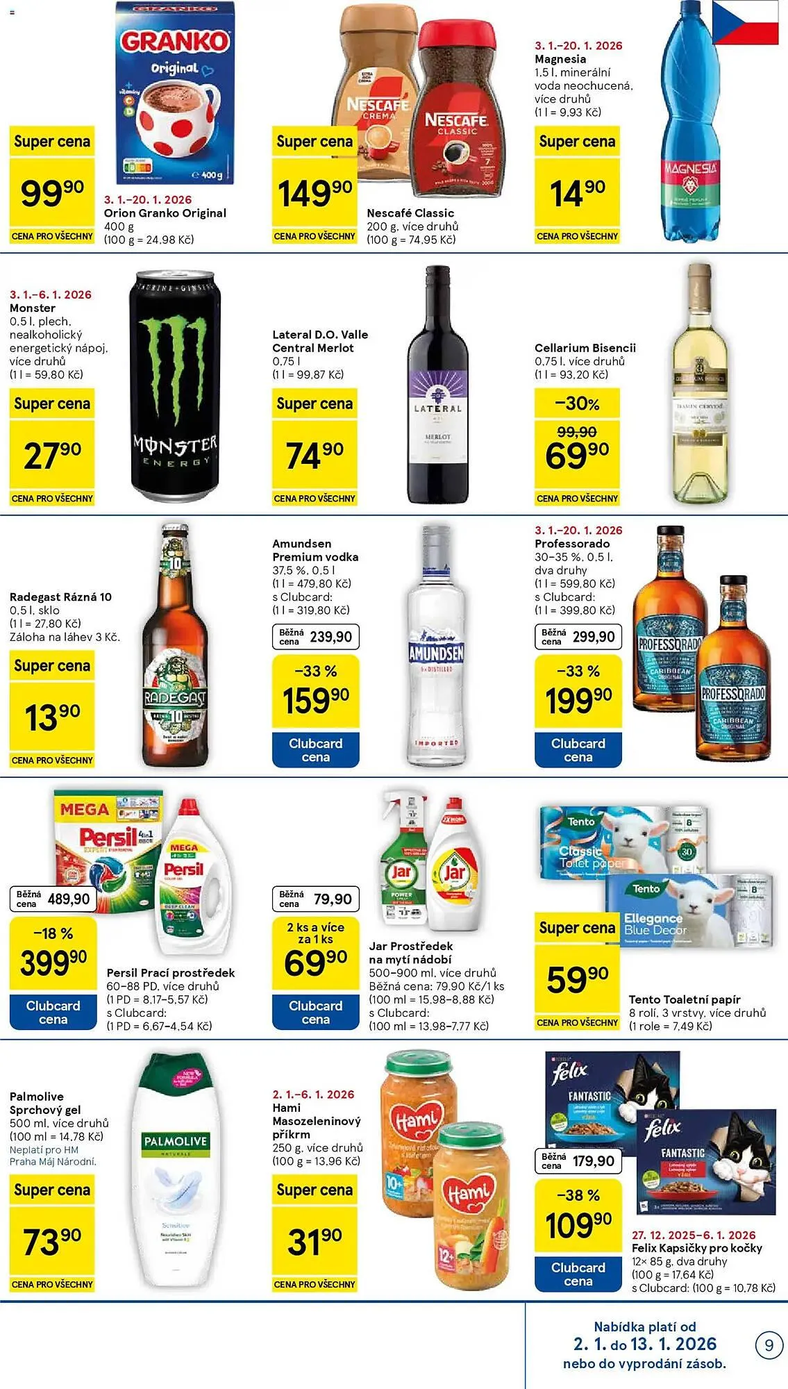 Tesco leták - 2. ledna 6. ledna 2026 - Page 9