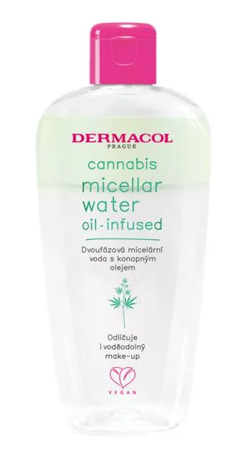 Cannabis dvoufázová micelární voda s konopným olejem