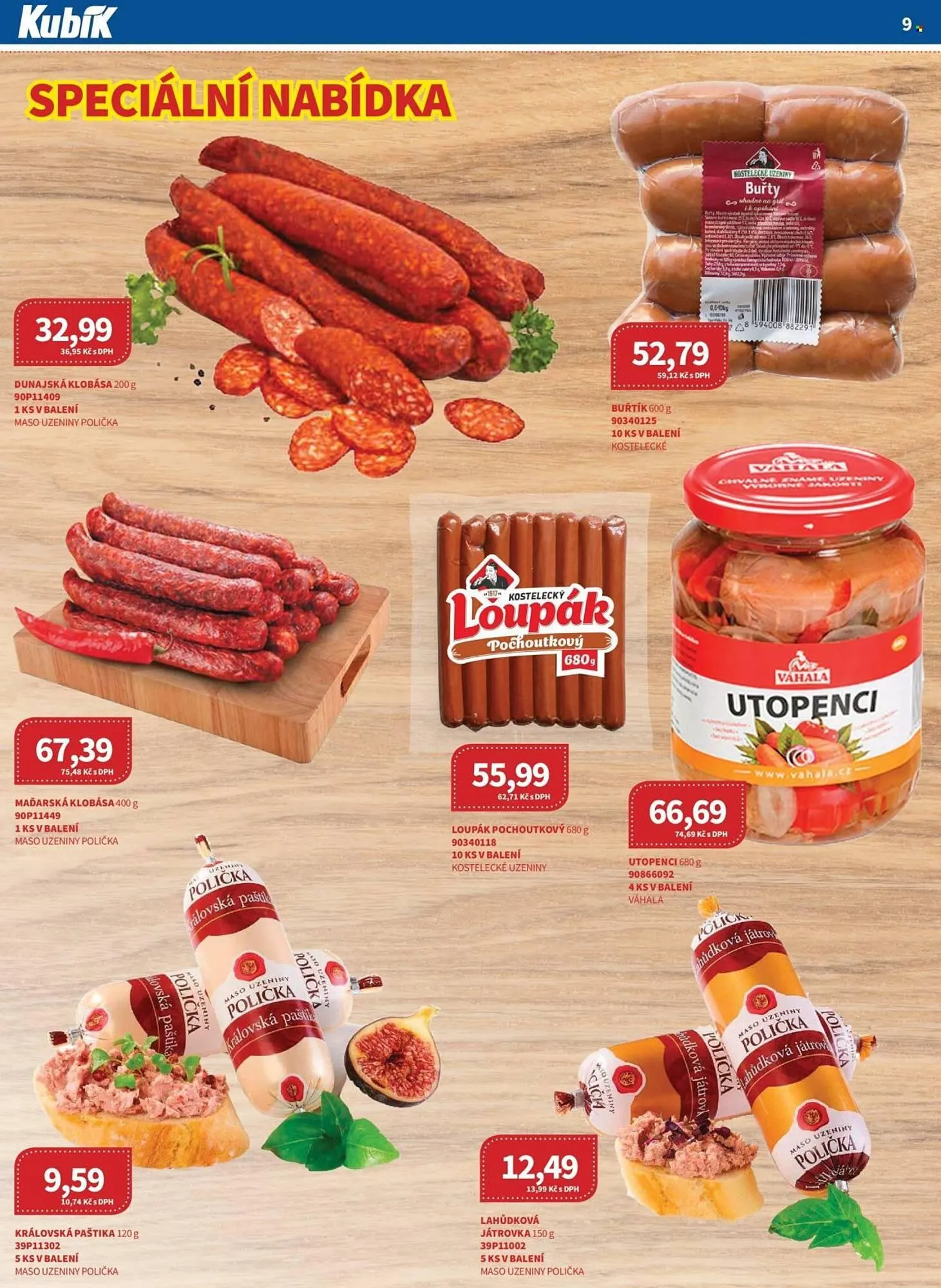 Kubík potraviny leták - 1. ledna 31. ledna 2026 - Page 9