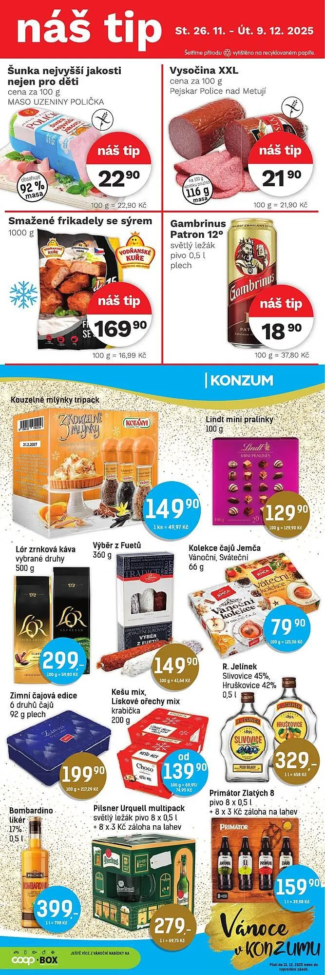 Konzum leták - 26. listopadu 9. prosince 2025 - Page 4