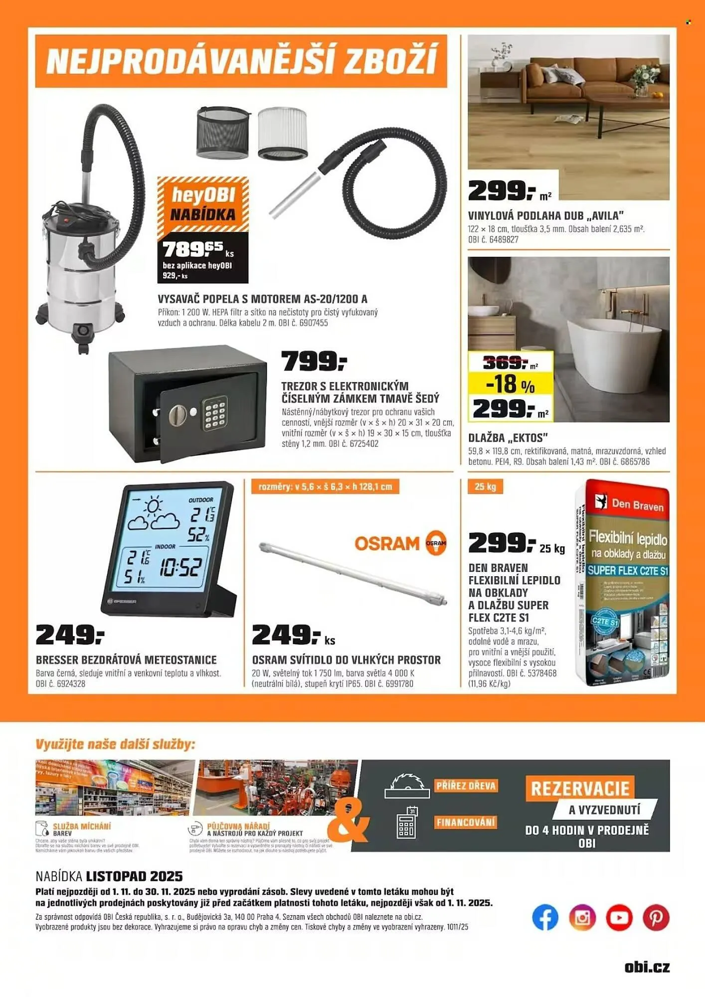 OBI leták - 1. listopadu 30. listopadu 2025 - Page 22
