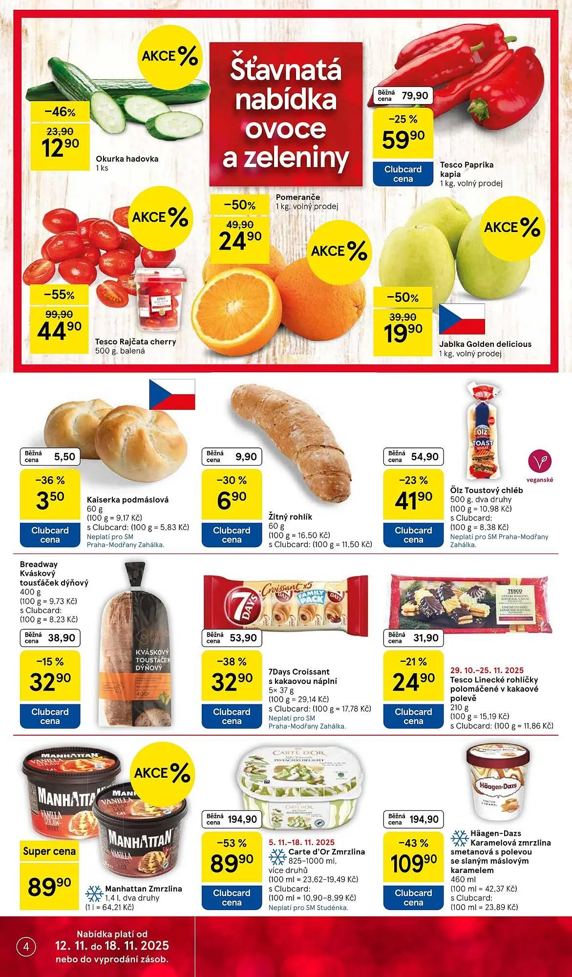 Tesco leták - 12. listopadu 18. listopadu 2025 - Page 4
