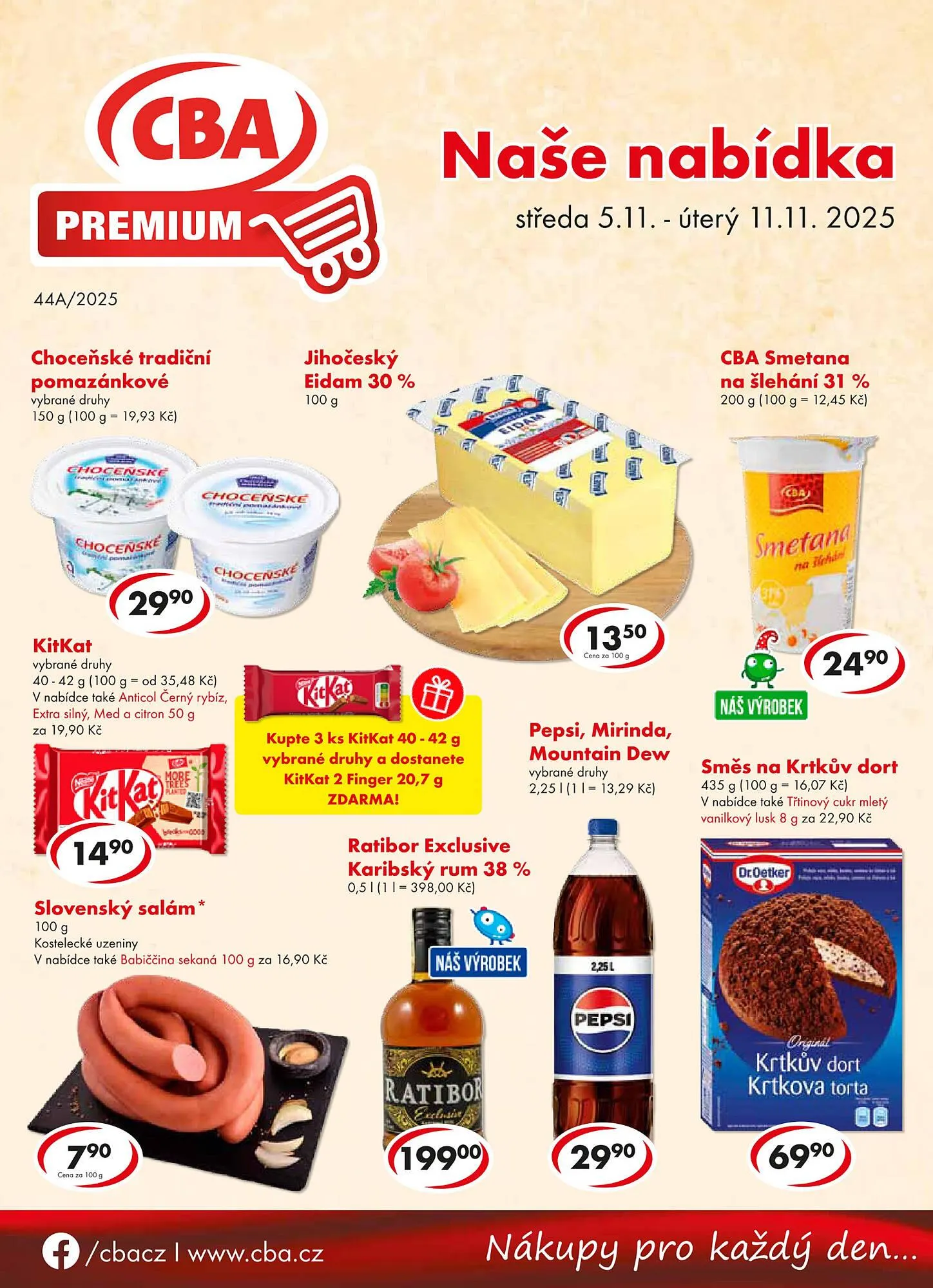 CBA leták - 5. listopadu 11. listopadu 2025 - Page 1