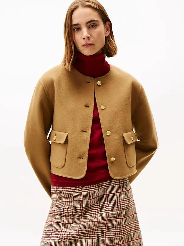 Double-Faced Wool Blend Jacket