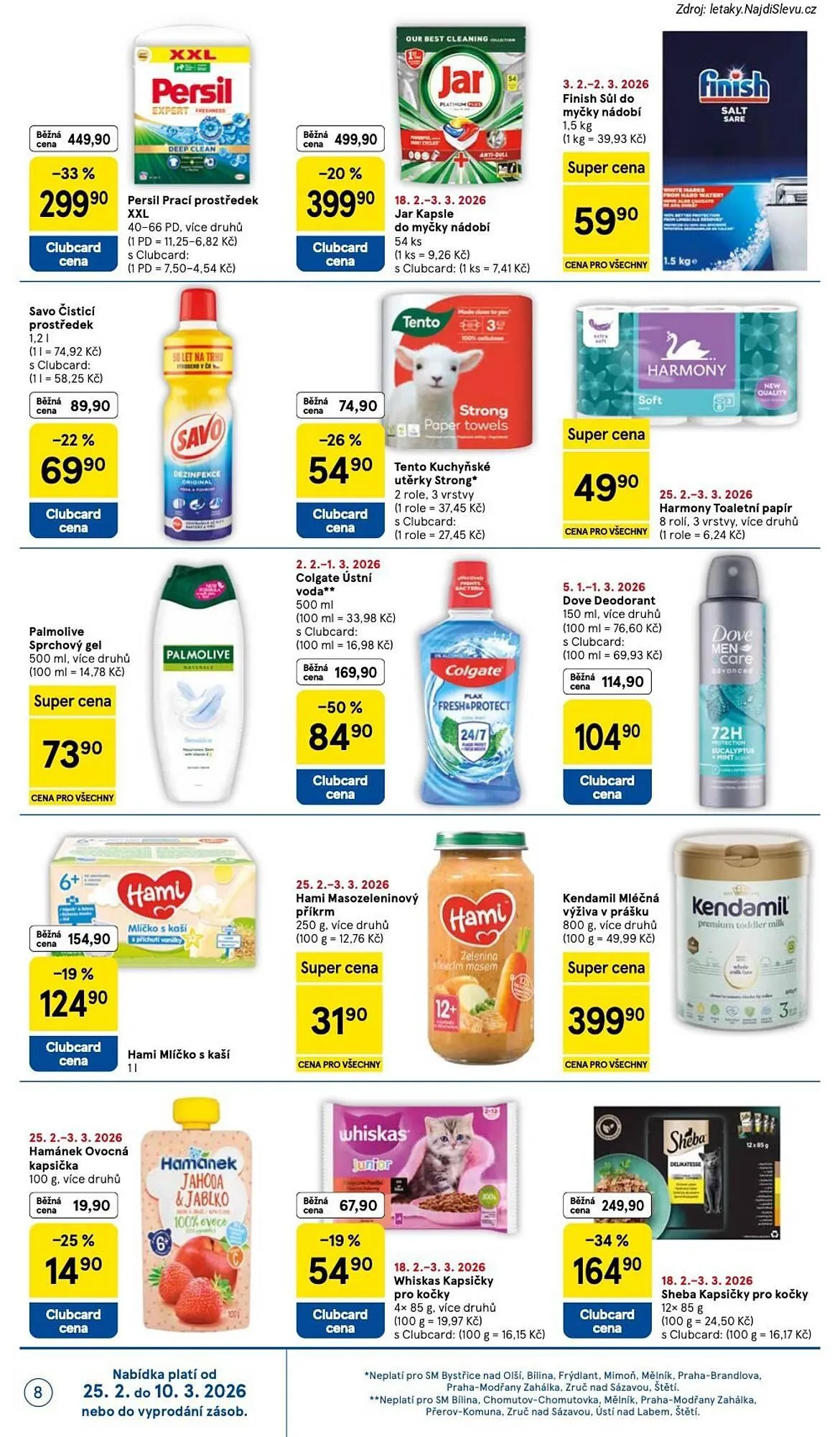 Tesco leták - 25. února 3. března 2026 - Page 8