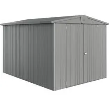 Plechový zahradní domek Biohort Europa 6 vel. 224 x 296 cm šedý křemen metalický