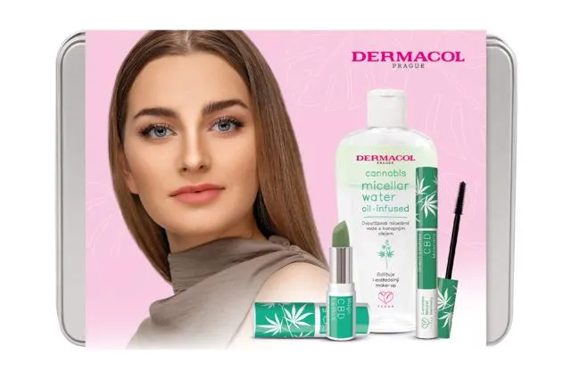 Dárkový balíček CBD rtěnka , řasenka, odličovač