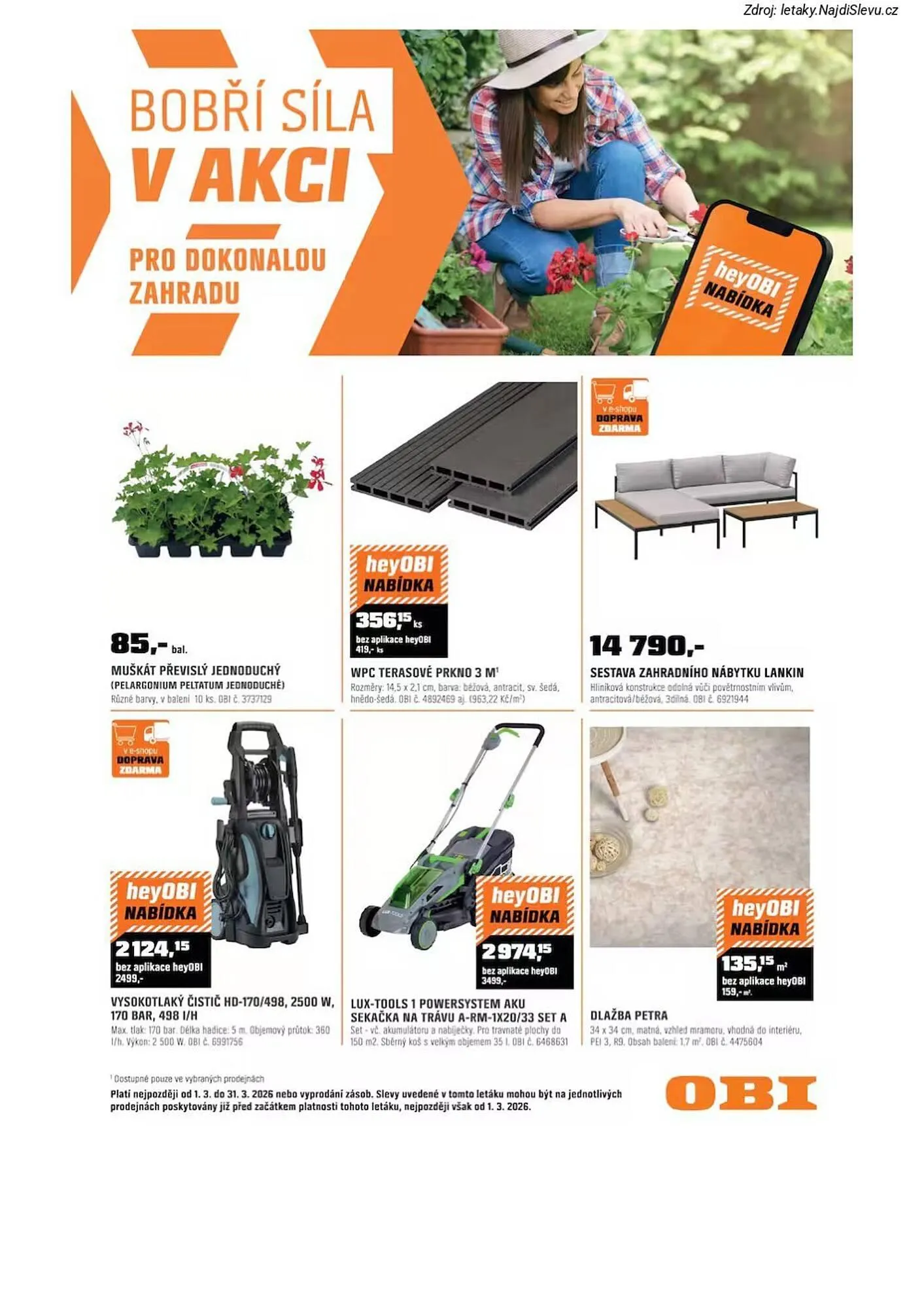 OBI leták - 1. března 31. března 2026 - Page 1