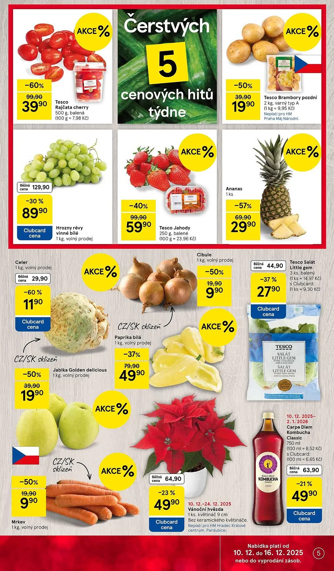 Tesco leták - 10. prosince 16. prosince 2025 - Page 5