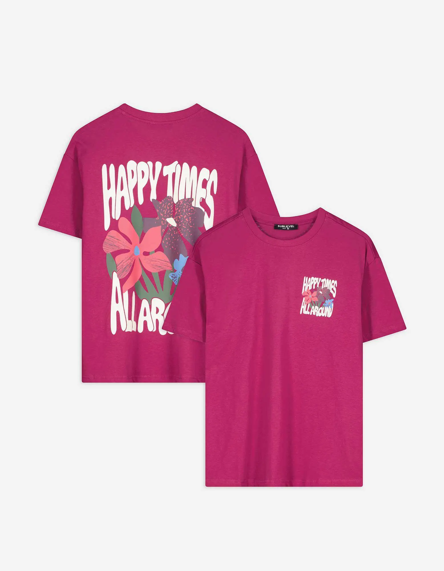 Tričko - Potisk - tmave cervená