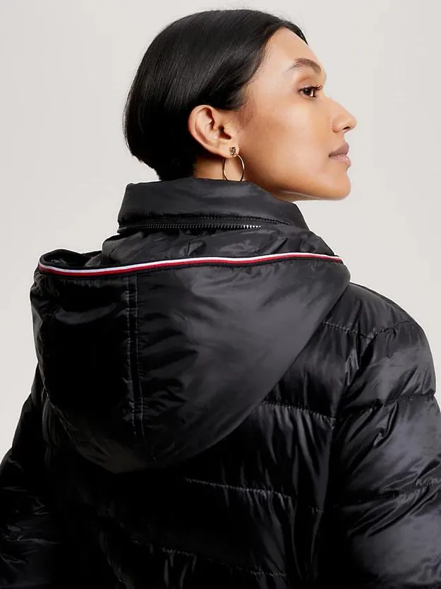 Global Stripe Recycled Maxi Padded Coat