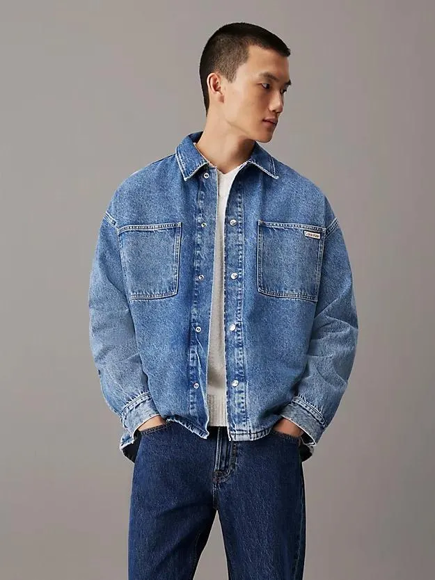Oversized Denim Shirt Jacket