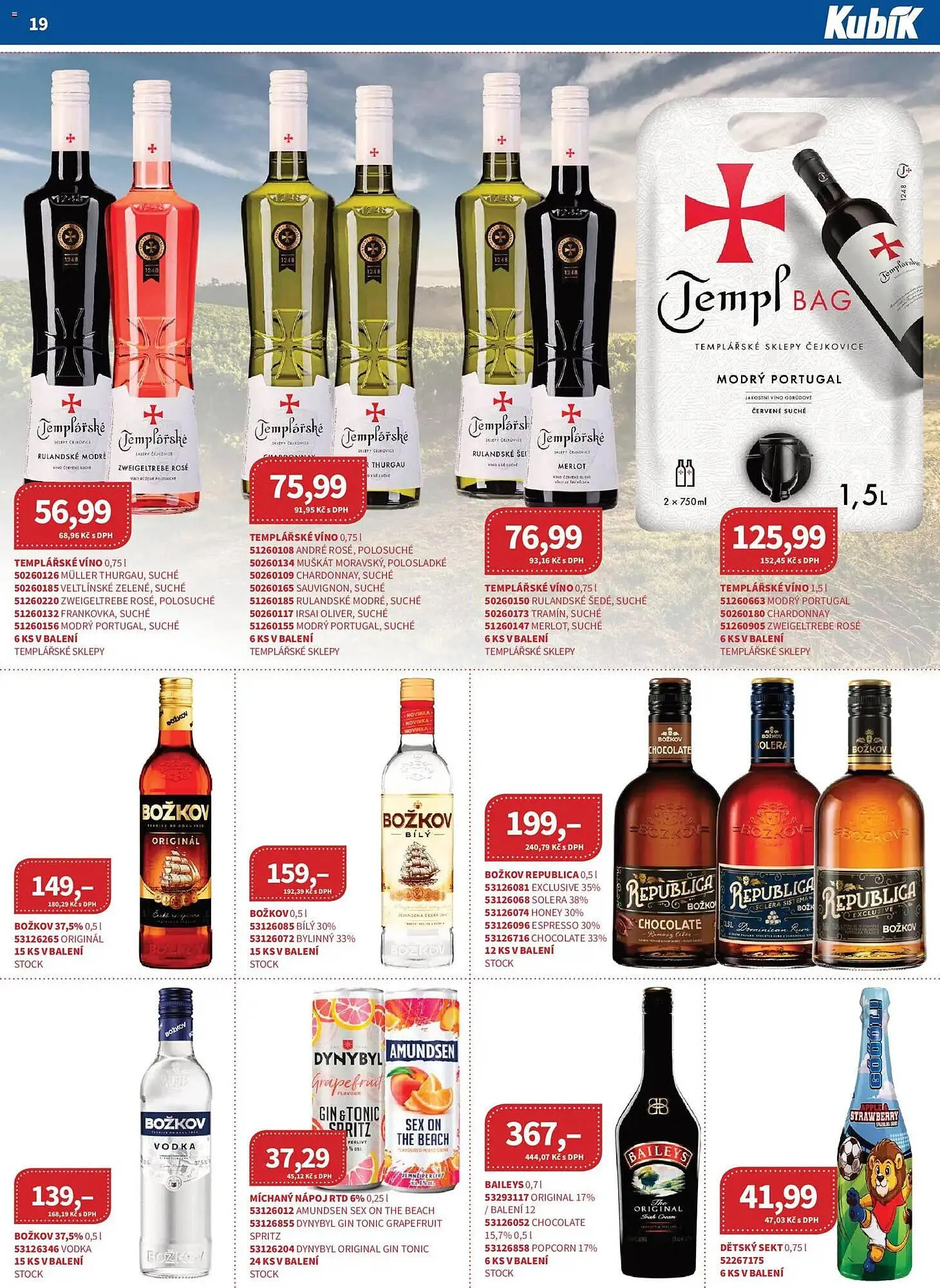 Kubík potraviny leták - 1. dubna 30. dubna 2026 - Page 19