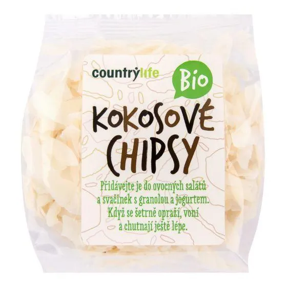 Kokosové chipsy 150 g BIO COUNTRY LIFE