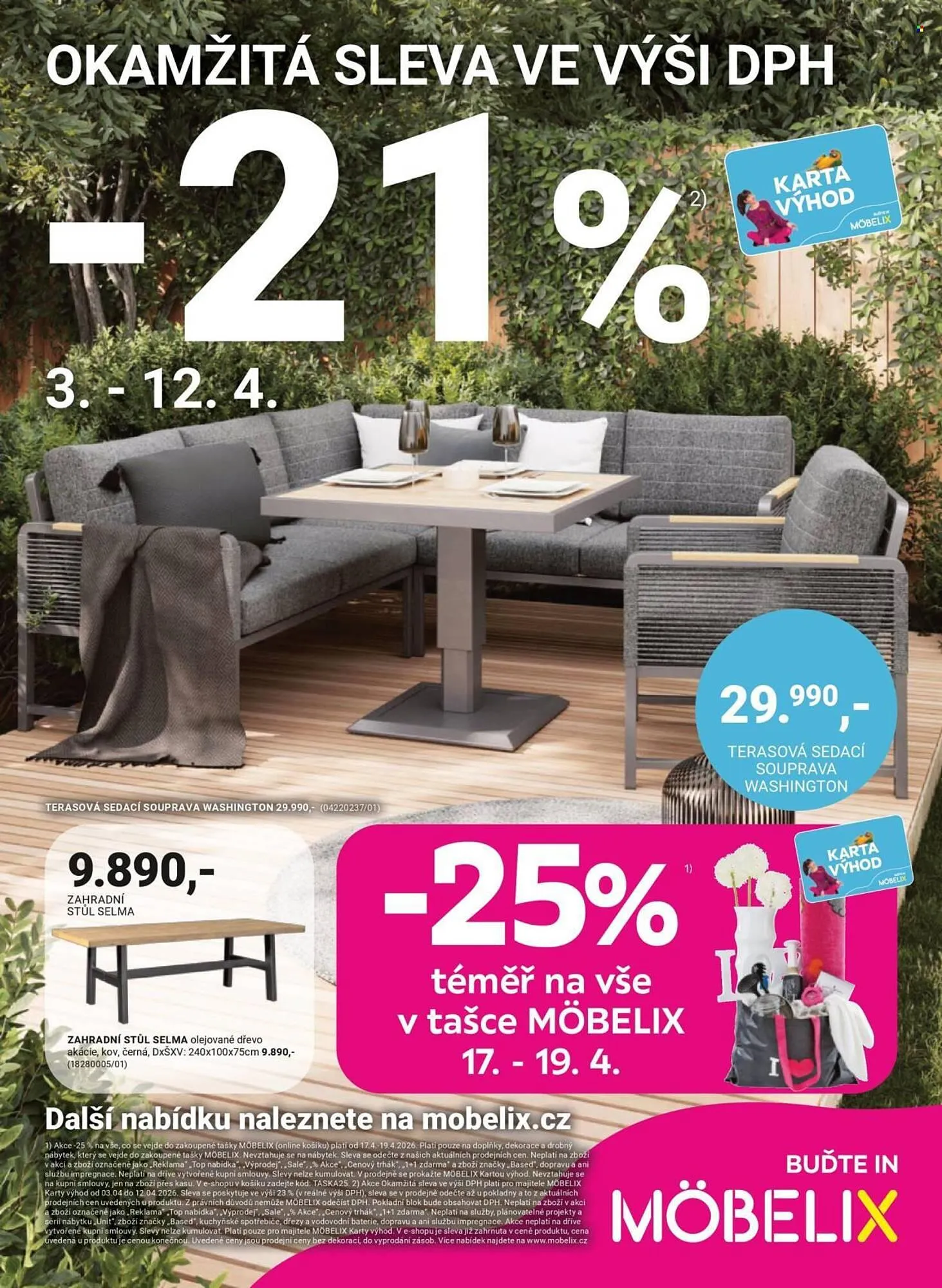 Möbelix leták - 6. dubna 10. května 2026 - Page 1