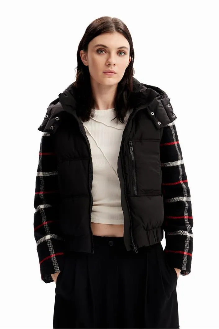 bunda Desigual Block negro