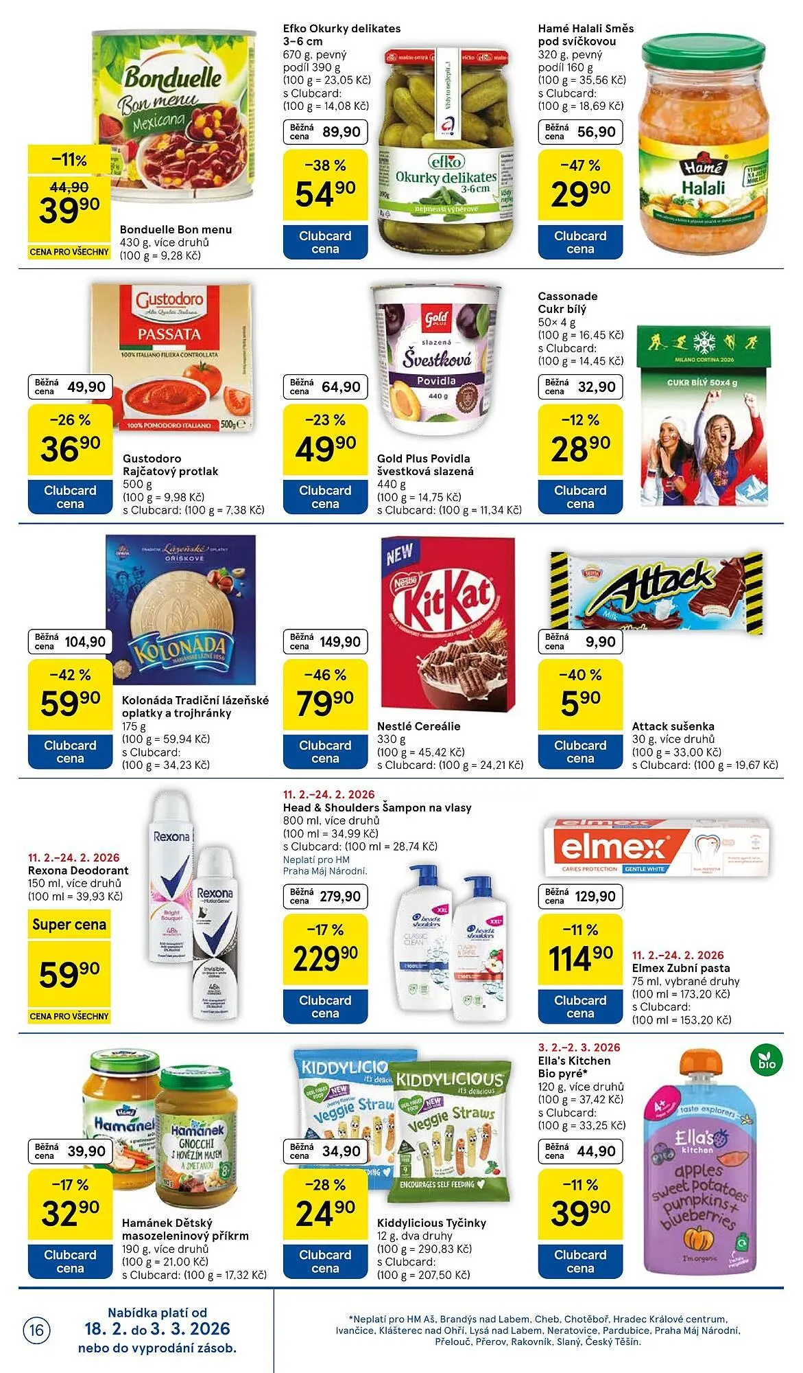Tesco leták - 18. února 24. února 2026 - Page 16