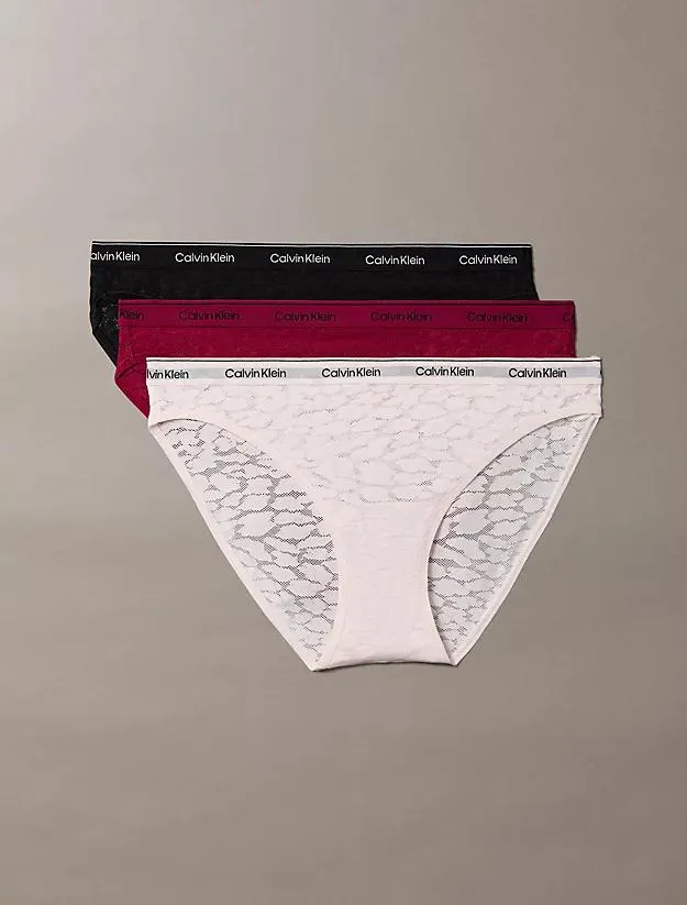 3 Pack Bikini Briefs - Icon Lace