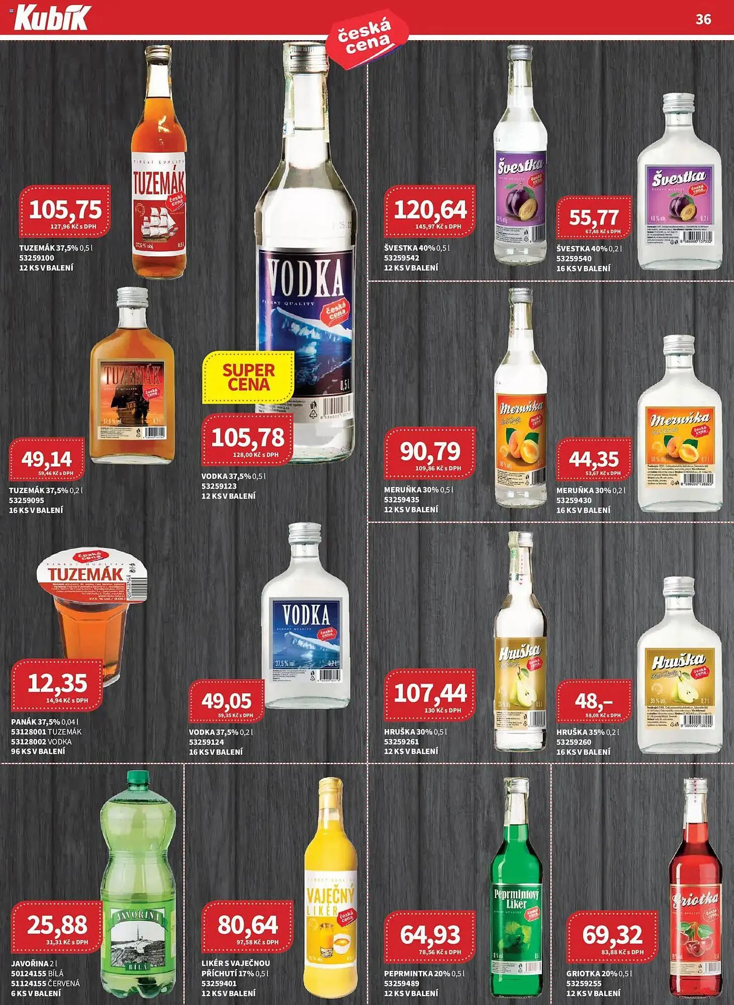 Kubík potraviny leták - 1. března 31. března 2026 - Page 36