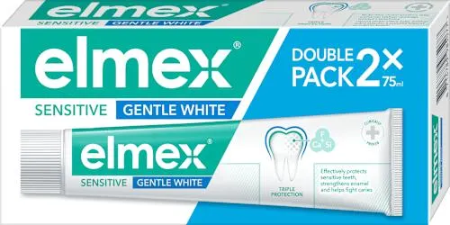 zubní pasta Sensitive Gentle White duopack, 150 ml
