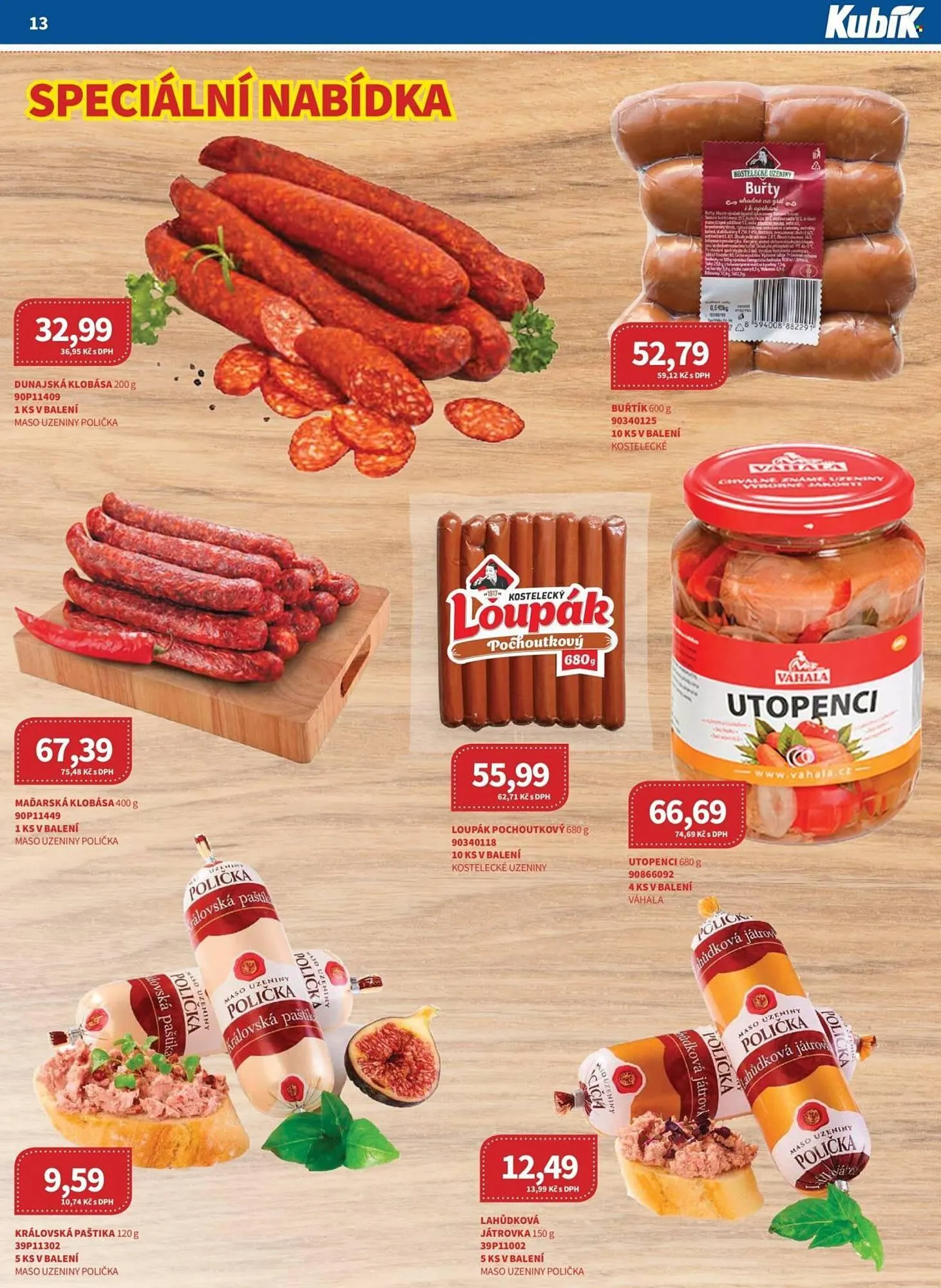 Kubík potraviny leták - 1. listopadu 30. listopadu 2025 - Page 13