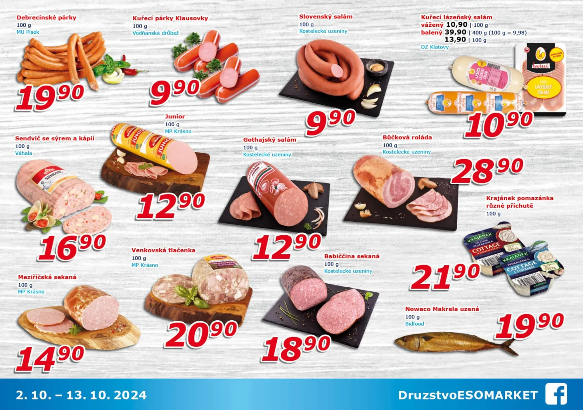 ESO MARKET leták - 2. října 13. října 2024 - Page 3