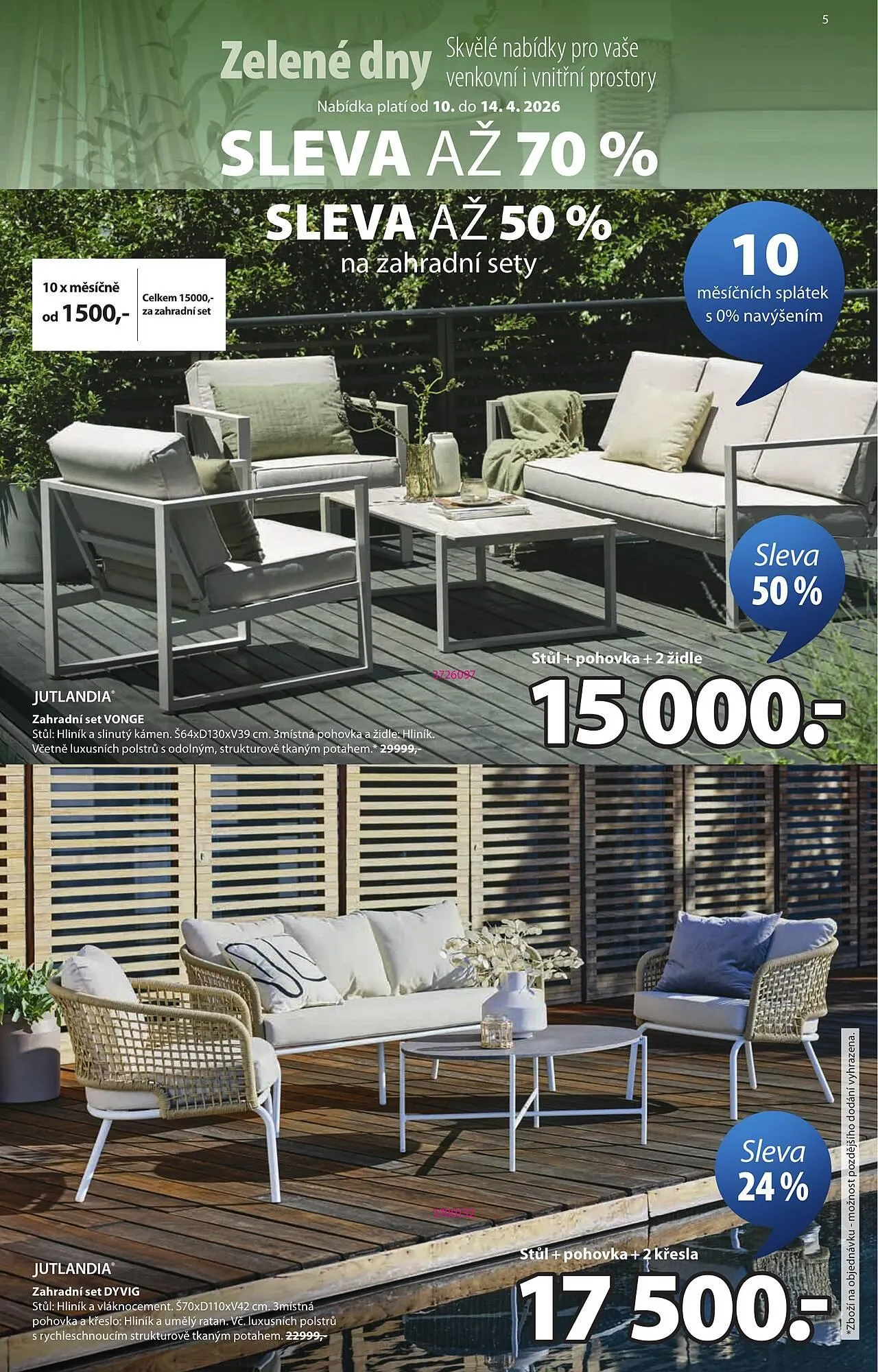 JYSK leták - 10. dubna 14. dubna 2026 - Page 5
