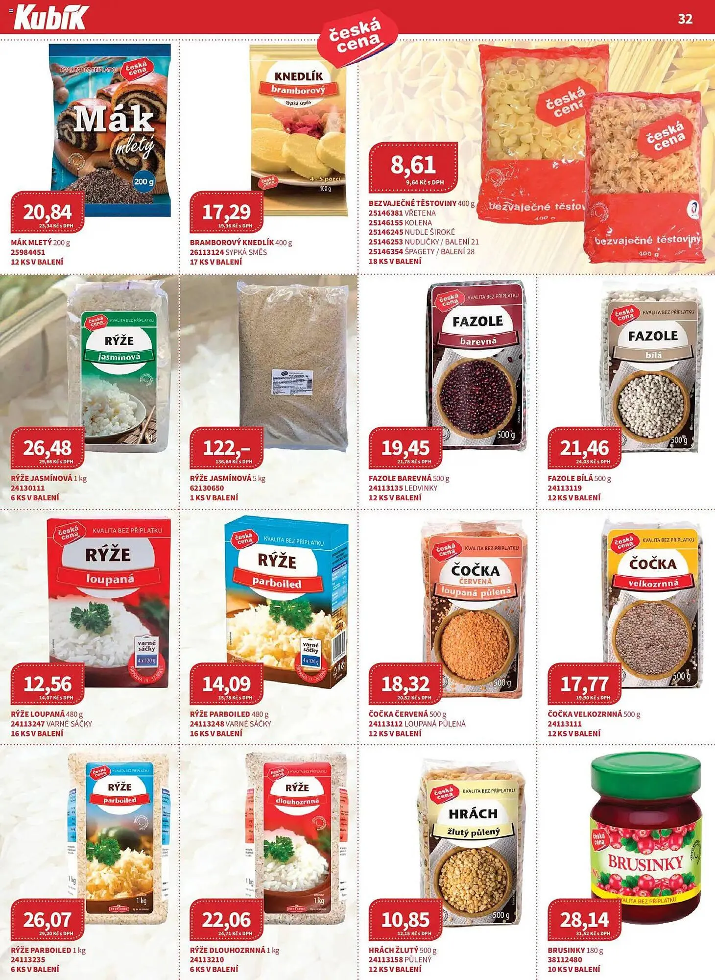 Kubík potraviny leták - 1. dubna 30. dubna 2026 - Page 32