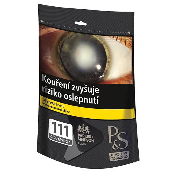 Tabák cigaretový P&S Black 50g