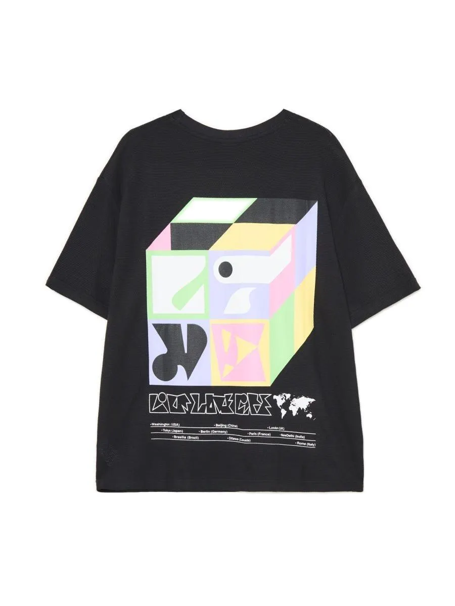 Černé tričko s potiskem