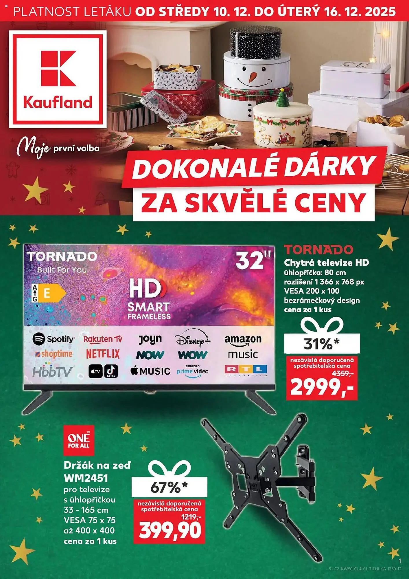 Kaufland leták - 10. prosince 16. prosince 2025 - Page 1