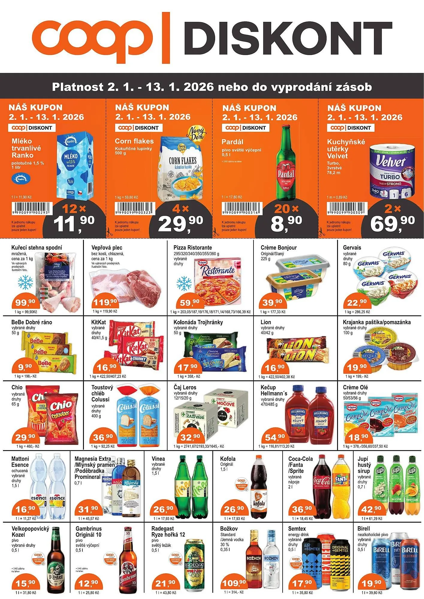 Konzum leták - 2. ledna 13. ledna 2026 - Page 1
