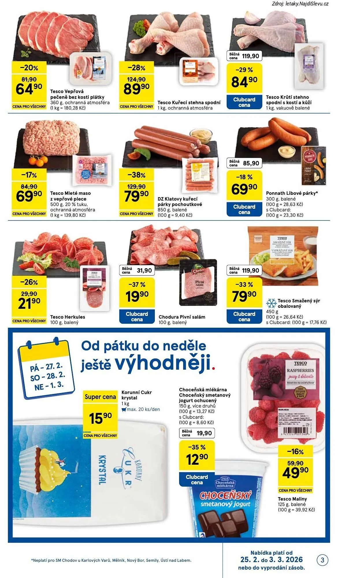 Tesco leták - 25. února 3. března 2026 - Page 3