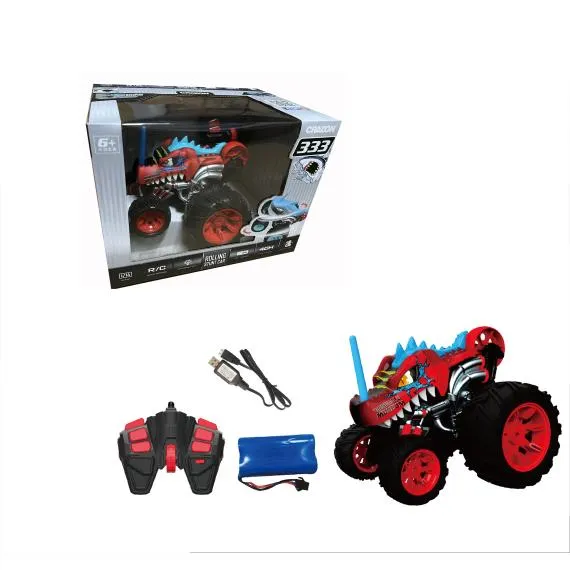 RC 5-kolové kaskadérské auto červené 1:16