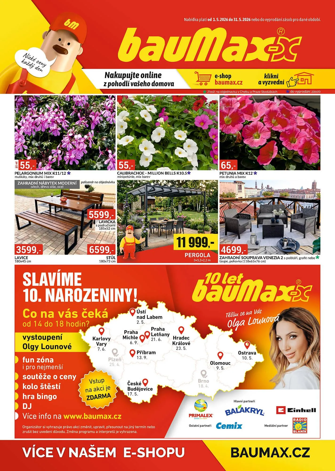 Baumax leták - 1. května 31. května 2026 - Page 1