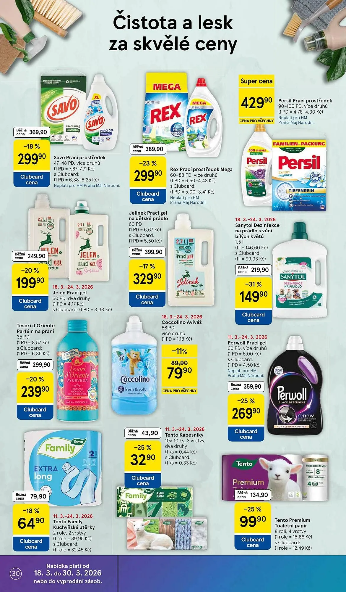 Tesco leták - 18. března 24. března 2026 - Page 30