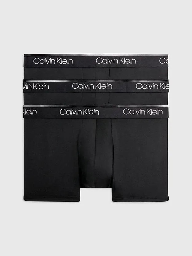 3 Pack Low Rise Trunks - Micro Stretch