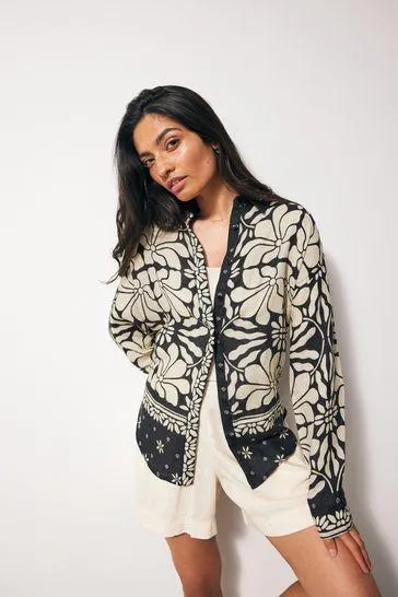 Long Sleeve 100% Linen Shirt