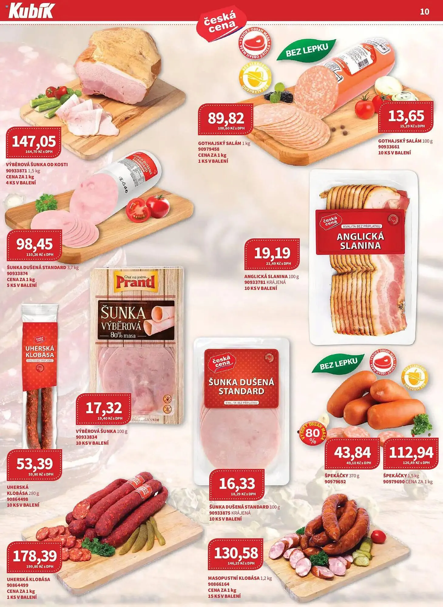 Kubík potraviny leták - 1. března 31. března 2026 - Page 10