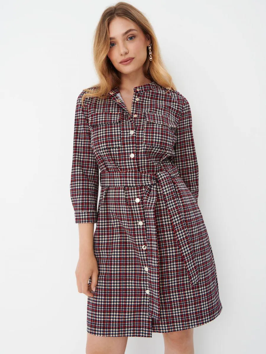 Košilové mini šaty