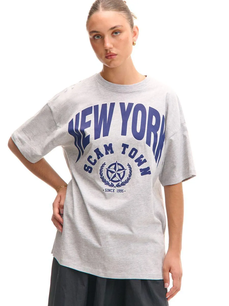 Tričko oversize s potiskem