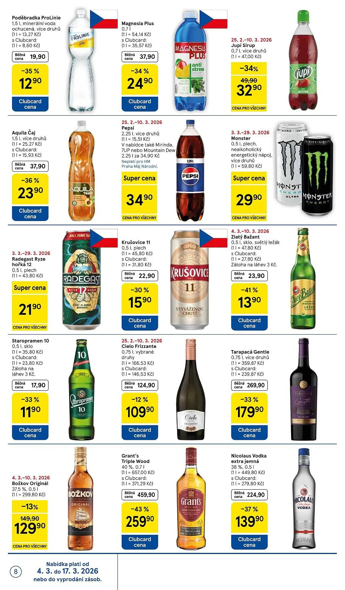 Tesco leták - 4. března 10. března 2026 - Page 8