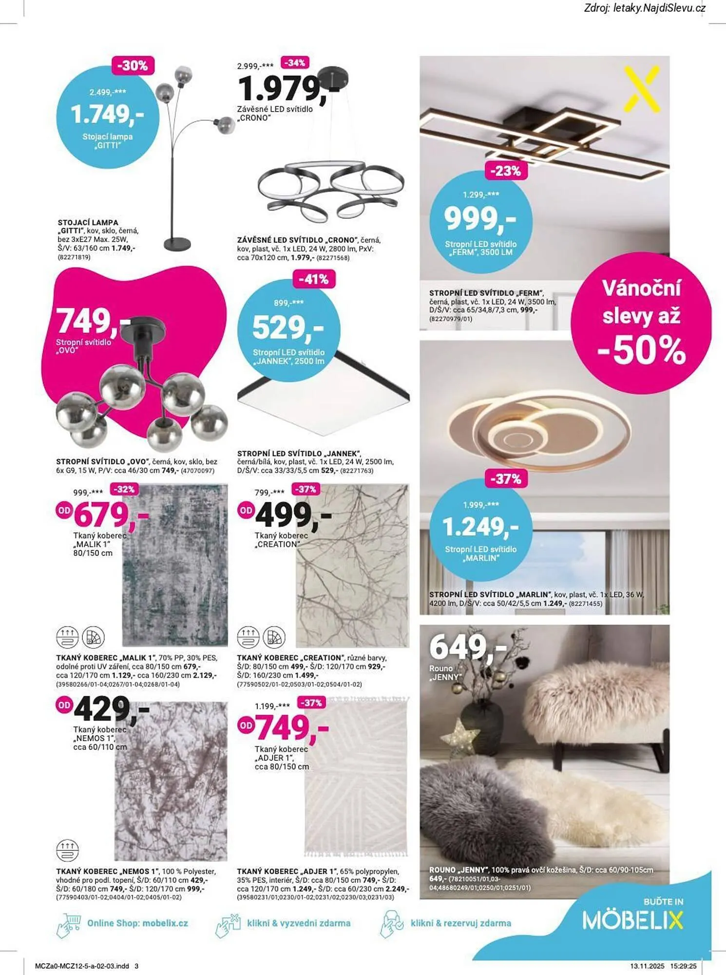 Möbelix leták - 8. prosince 28. prosince 2025 - Page 3