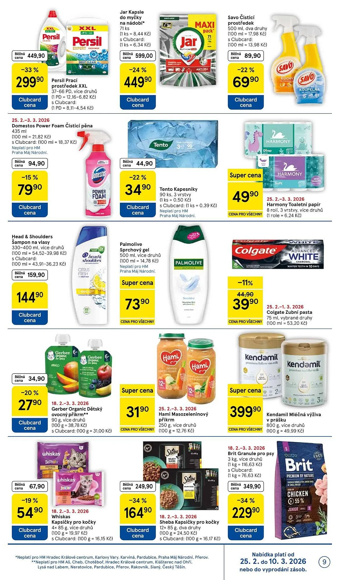 Tesco leták - 25. února 3. března 2026 - Page 9