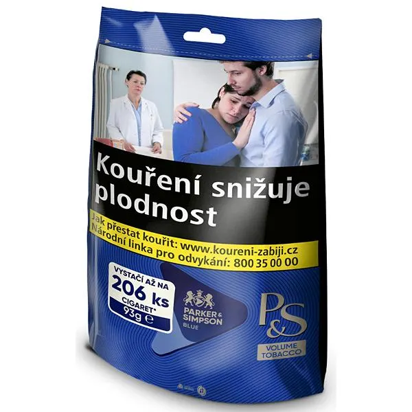 Tabák cigaretový P&S Blue 93g